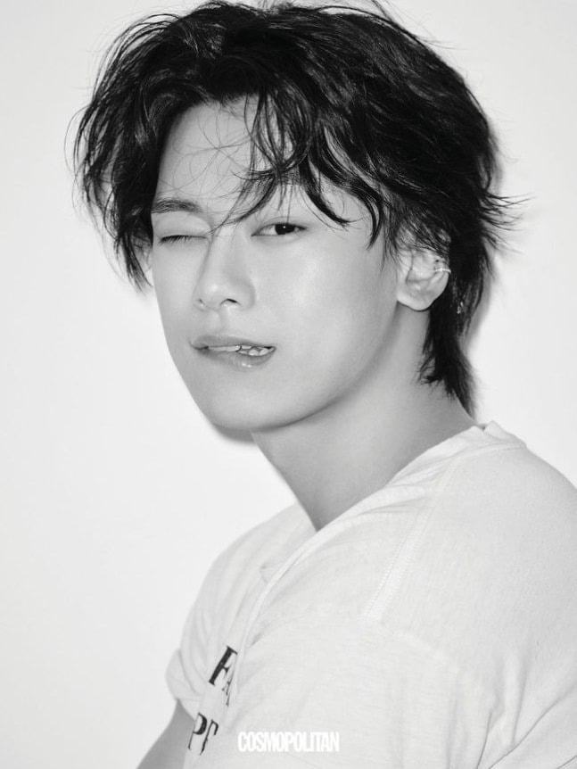 배우 차우민이 아이돌 캐릭터를 연기하며 느낀 변화와 배우로서의 고민을 털어놨다./사지제공=코스모폴리탄