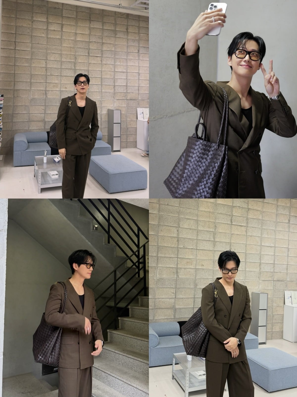 배우 남궁민(48)이 득남 후에도 변함없는 소년미를 자랑했다./사진제공=남궁민 SNS