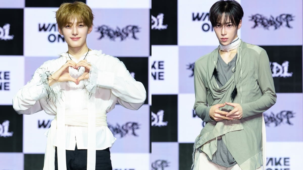 ALPHA DRIVE ONE's Sanghyeon and Arno at Their Second Mini-Album  "UNBREAKABLE : 少年BEAST" Media Showcase / WAKEONE