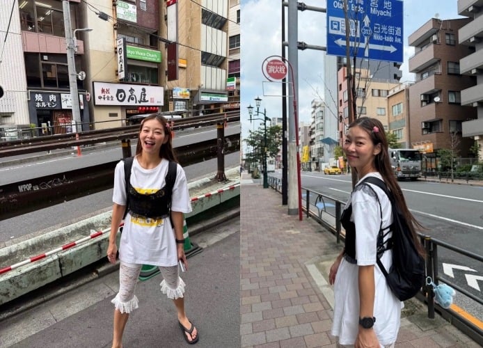 송해나가 남다른 패션 감각을 보여줬다. / 사진=송해나 SNS