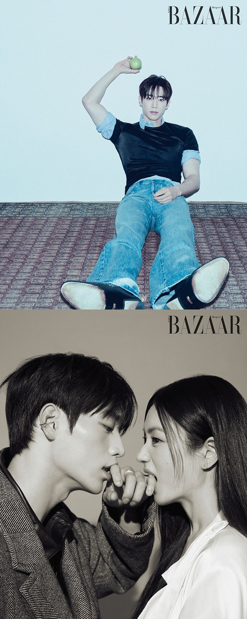 배우 서강준이 작품 속 10년 차 연인을 연기하며 사랑과 관계에 대한 생각을 밝혔다./사진제공=하퍼스바자