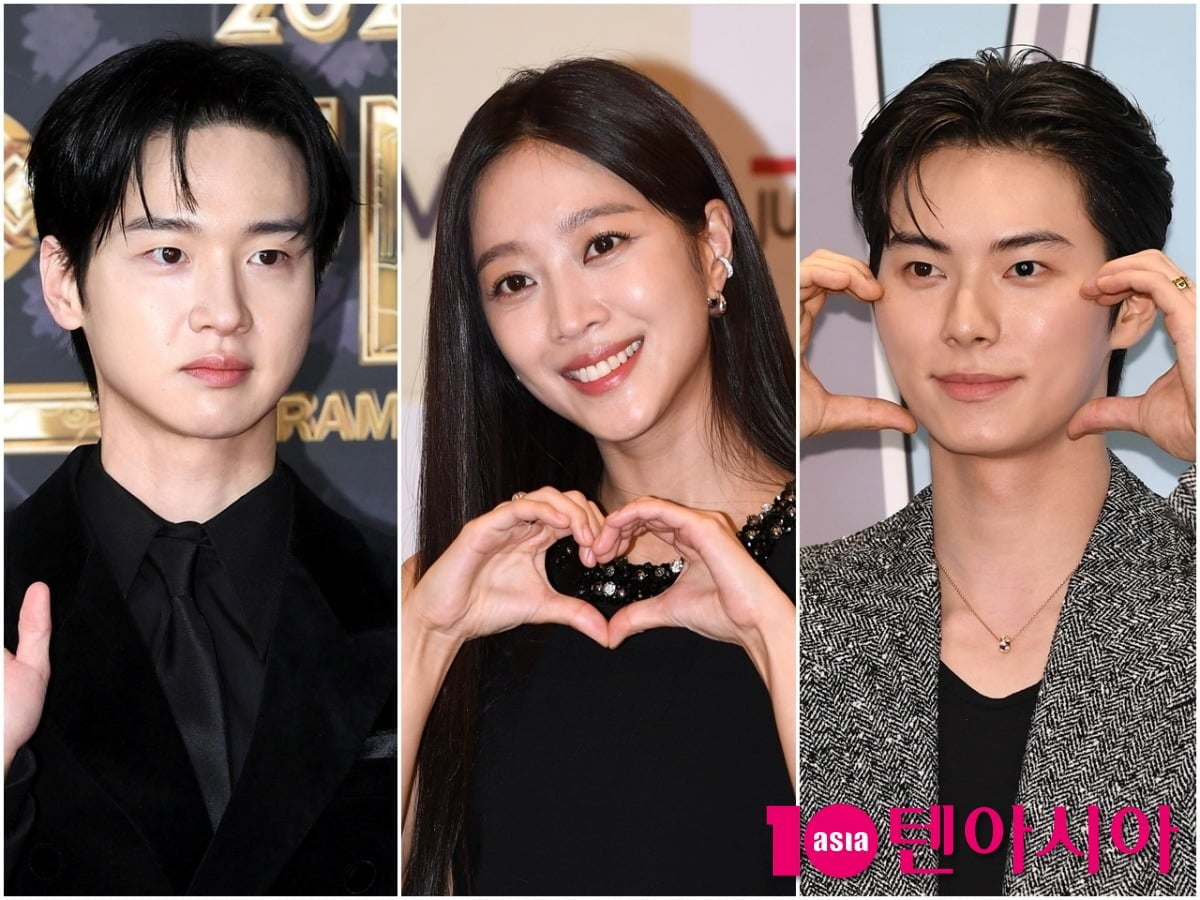 배우 장동윤, 조보아, 이채민이 각 공식 행사에 참석해 포즈를 취하고 있다./사진=텐아시아DB