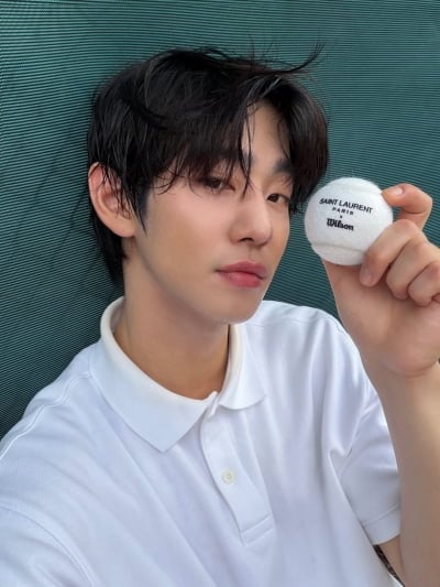 '31세' 안효섭, 테니스 왕자로 돌아왔다…민소매 입고 팔 근육 자랑