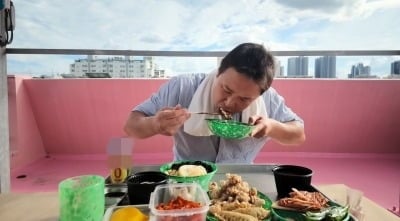 “살 못 빼던 사람들 갑자기”…뼈말라 열풍과 정반대 구성환, 짜장면 2그릇에 “면이 얼마 없네”