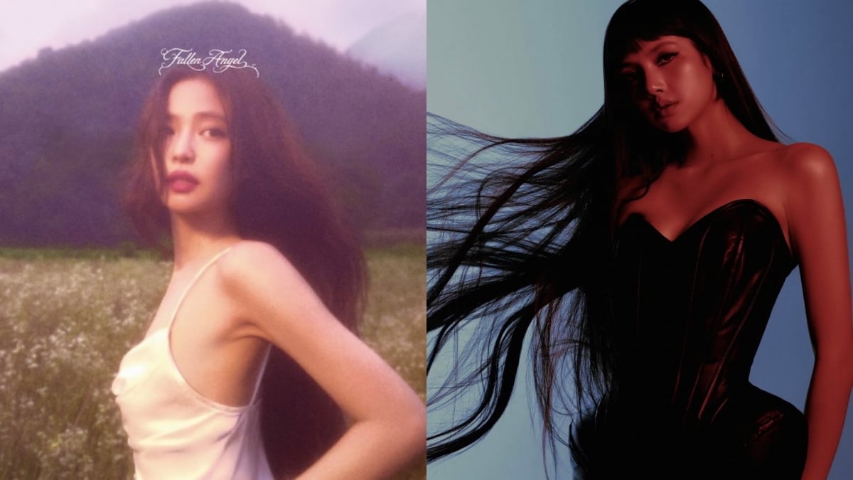 BLACKPINK's Jennie "Fallen Angel" and Lisa's "SaWaDiKa" Promotional Images / Web Capture