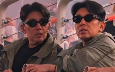 '54세' 방시혁 맞아?…한층 야윈 얼굴에 류승룡 느낌 '물씬'