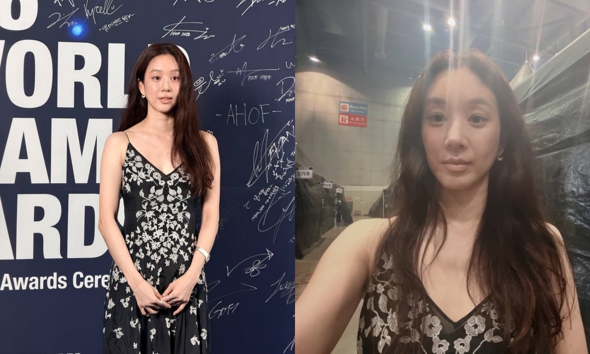 정려원이 시상식에 참석한 근황을 공개했다. / 사진=정려원 SNS