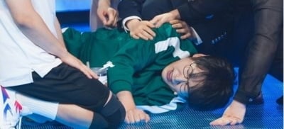 춘길, 펌프 퍼포먼스 도중 쓰러져…녹화도 '일시 중단' ('천만기인쇼')