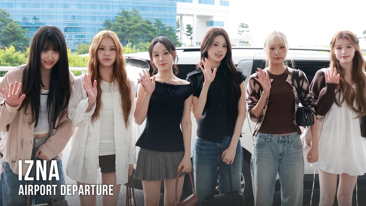 이즈나, 일본 데뷔 프로모션 출국길