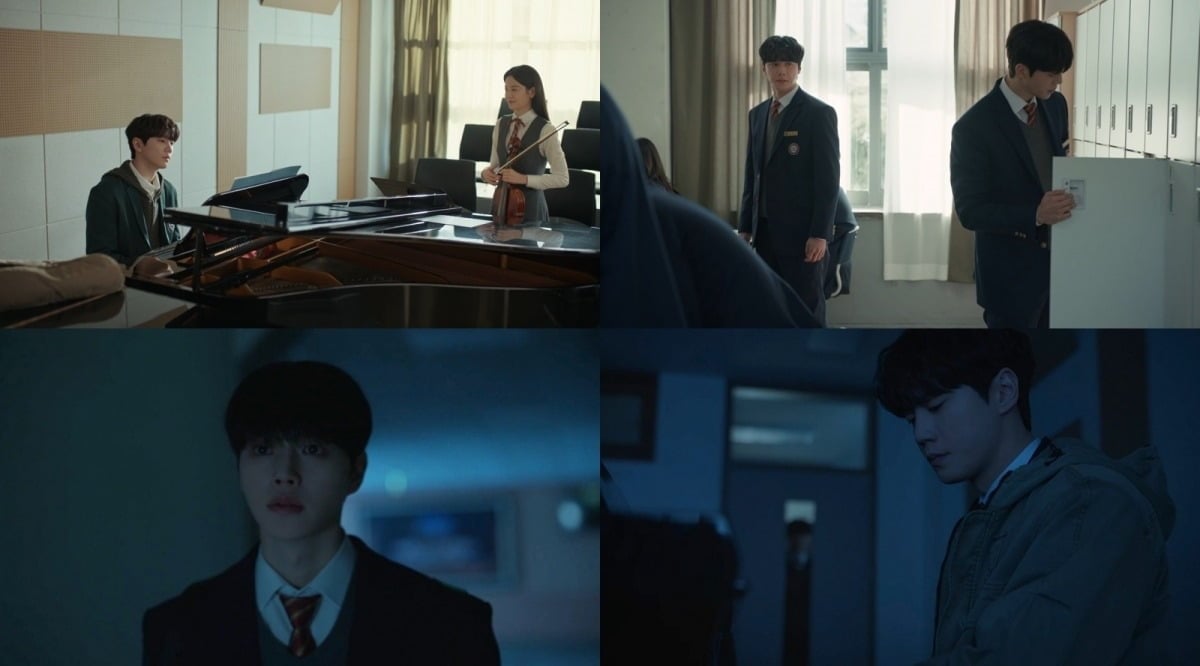 송강의 전역 후 첫 복귀작 '포핸즈'가 3%대 시청률로 출발했다./사진=tvN 방송 화면 캡처