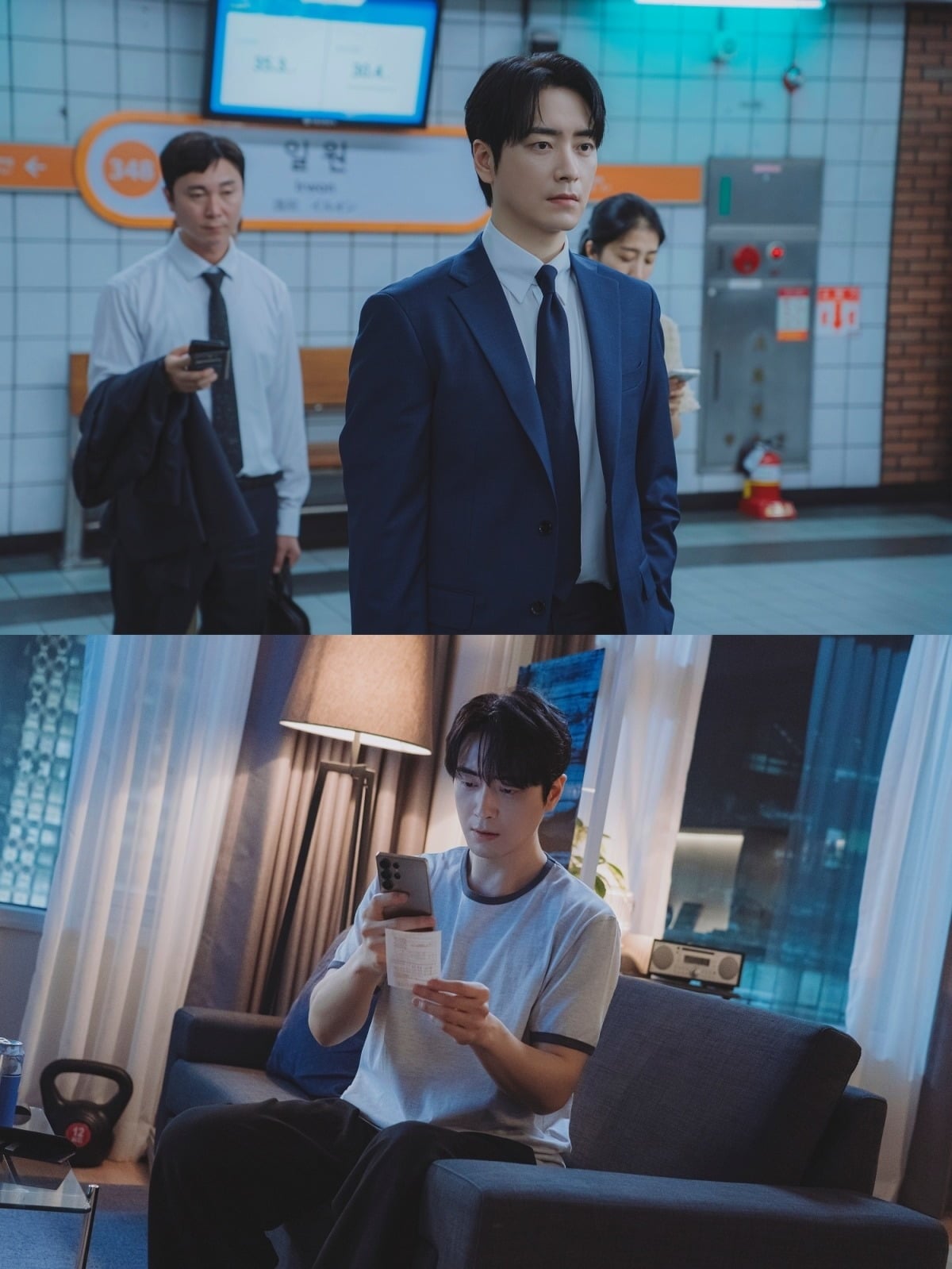 배우 이준혁이 로또 1등에 당첨되고도 출근을 이어가는 직장인으로 변신한다./사진제공=티빙
