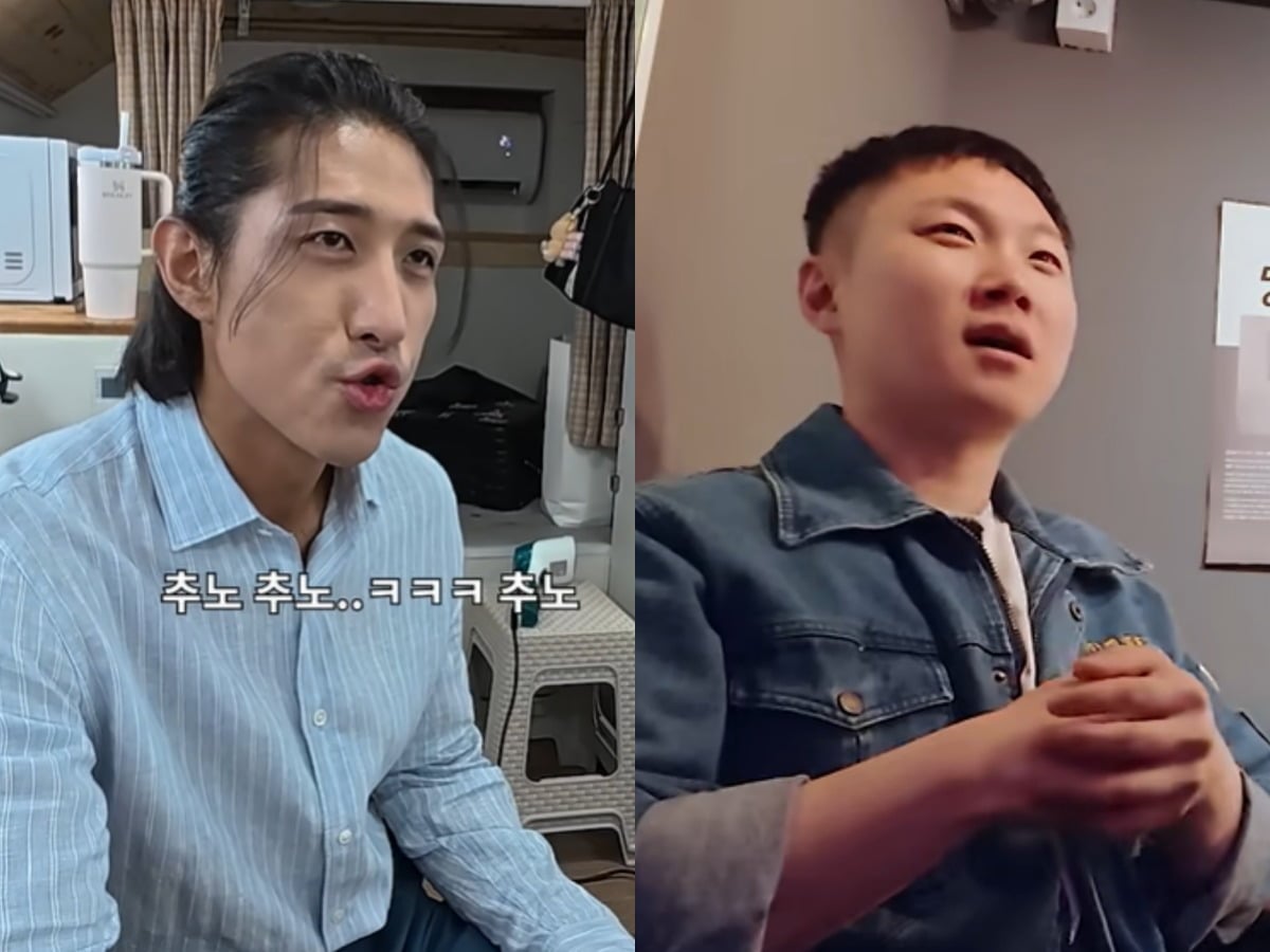 감량한 모습으로 화제가 됐던 황재균과 빠니보틀. / 사진=티빙, 잡식맨 유튜브 캡처