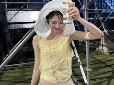 ‘모발이식’ 이채연, 머리 3571모 심은 후…모발에 물뿌려도 문제 없어
