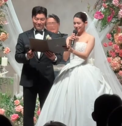 양준모♥양지원, 31일 백년가약…혼인서약서 낭독 중 '5초' 정적