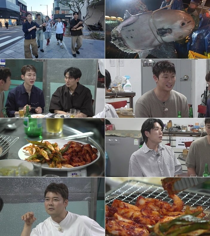 2AM 완전체가 '전현무계획'에 출연해 18년 차 그룹의 호흡을 보여준다./사진제공=MBN, 채널S