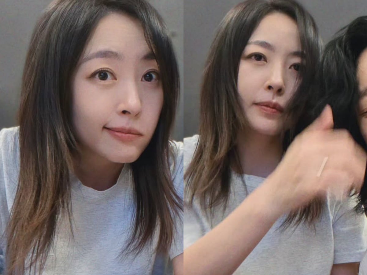 심은진이 장난기 가득한 모습을 보여줬다. / 사진=심은진 SNS 캡처