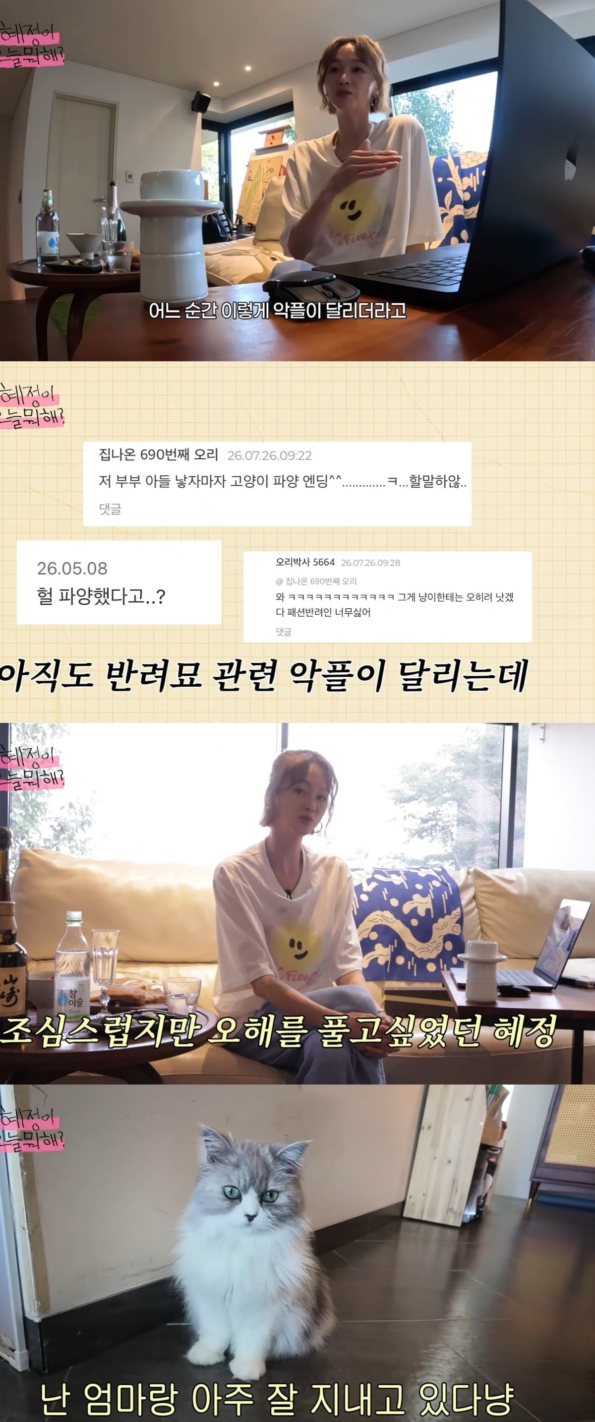 사진 = 유튜브 채널  ‘혜정이, 오늘 뭐 해?’ 