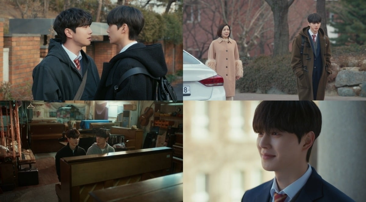 송강과 이준영 주연의 '포핸즈'가 2회 만에 시청률을 끌어올렸지만, 3회에서 다시 하락세로 돌아섰다./사진=tvN 방송 화면 캡처