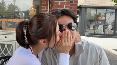 손태영♥권상우, 얼굴 붙잡고 기습 뽀뽀…결혼 19년 차에도 달달 ('Mrs.뉴저지')