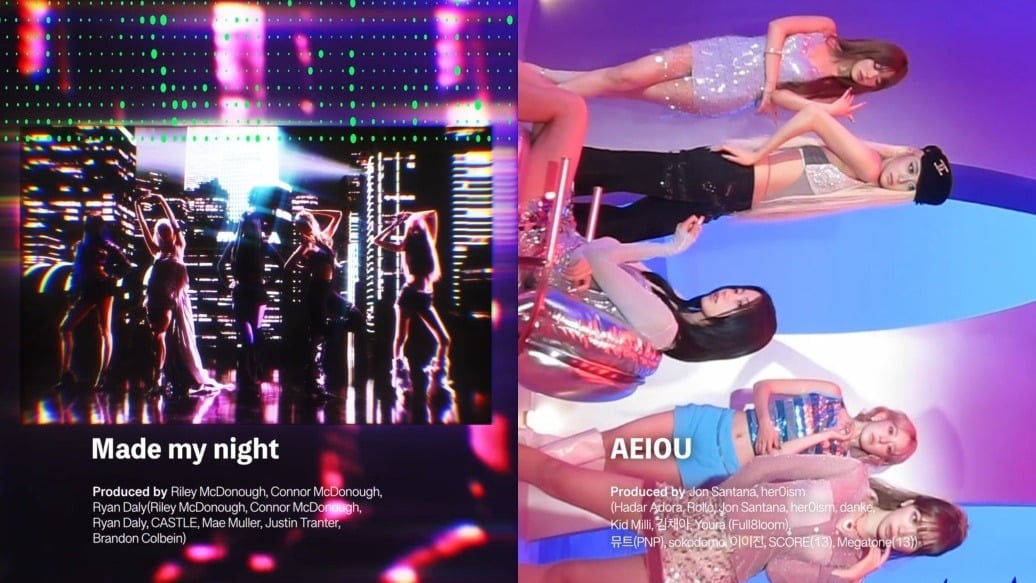그룹 르세라핌의 싱글 2집 'Made My Night' 하이라이트 메들리 캡처. / 사진제공=쏘스뮤직
