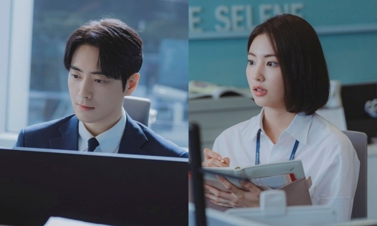 이준혁과 하율리가 직장 선후배로 호흡을 맞춘다. / 사진제공=티빙
