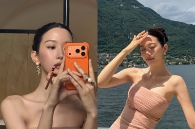 '47kg 뼈말라' 문가영, 앙상한 쇄골뼈만 보여…'억대 보석' 걸치고 과감 노출