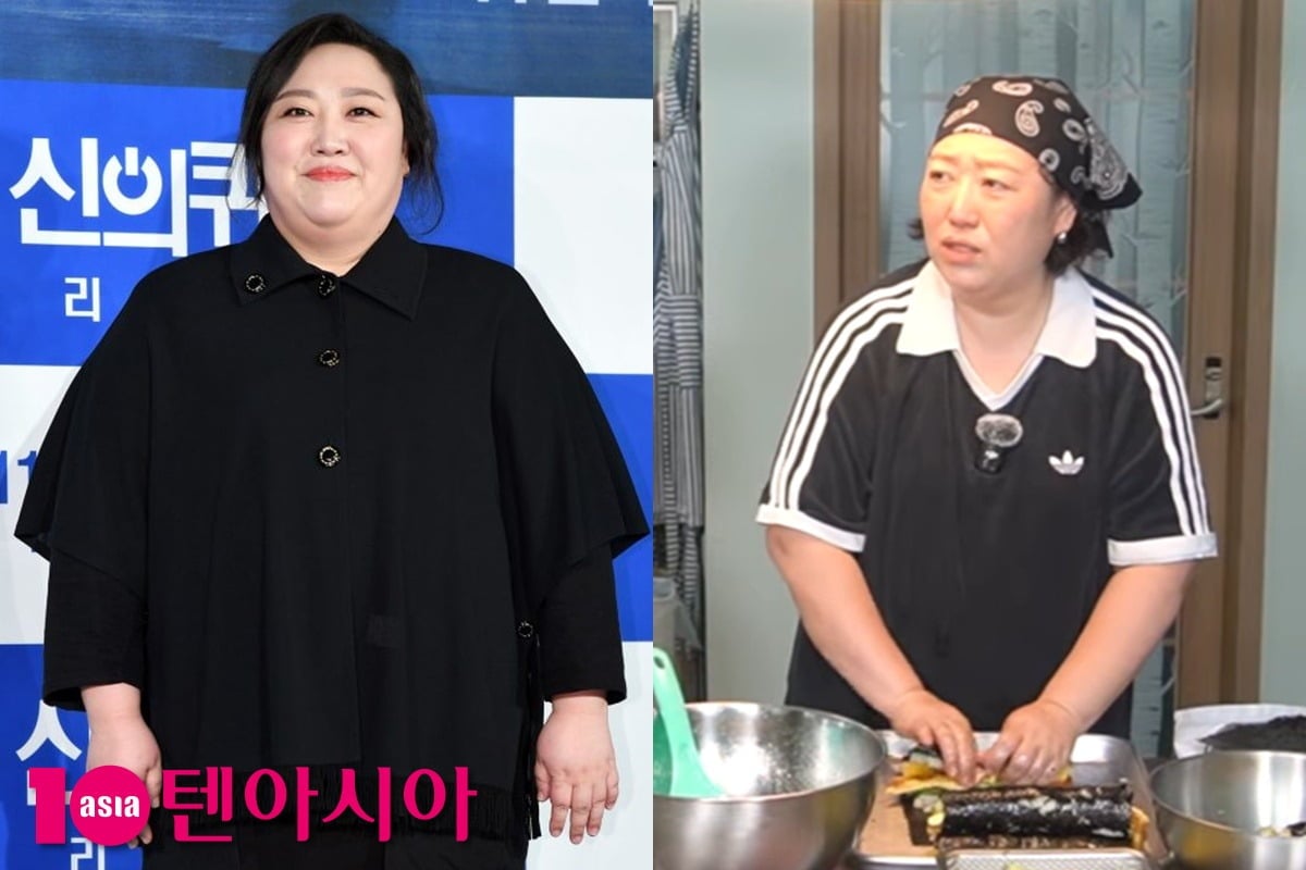 박준면의 살 빠지기 전 후 모습 차이에 다이어트 주사 의혹이 불거졌다. /사진=텐아시아DB, 유튜브 영상 캡처.