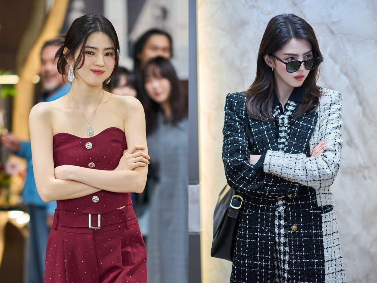한소희가 '인턴'에서 다채로운 출근룩을 선보였다. / 사진제공=워너브러더스코리아, 앤솔로지스튜디오