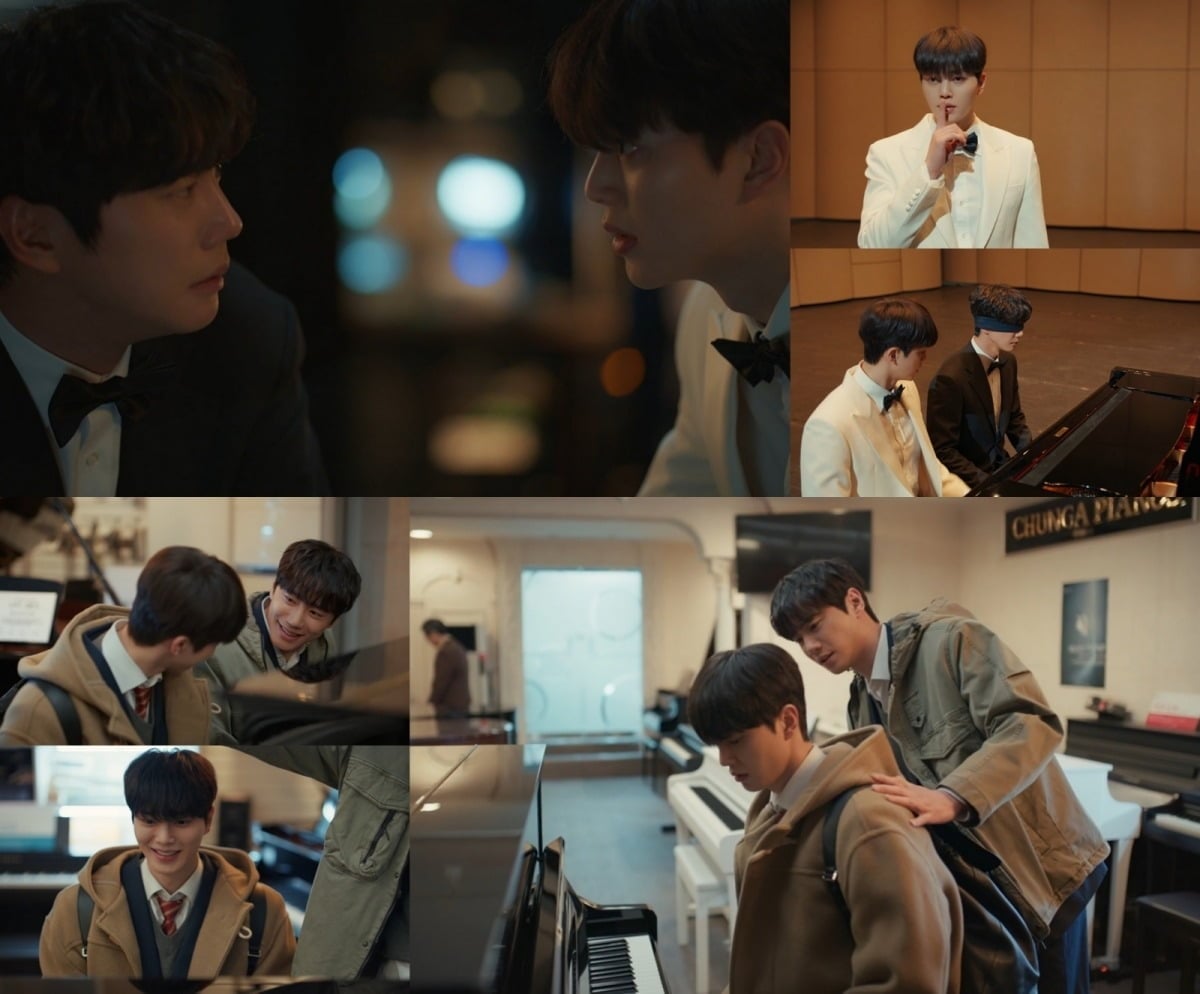 배우 송강의 전역 후 첫 복귀작 '포핸즈'가 2주 연속 화제성 1위를 기록했다./사진제공=tvN