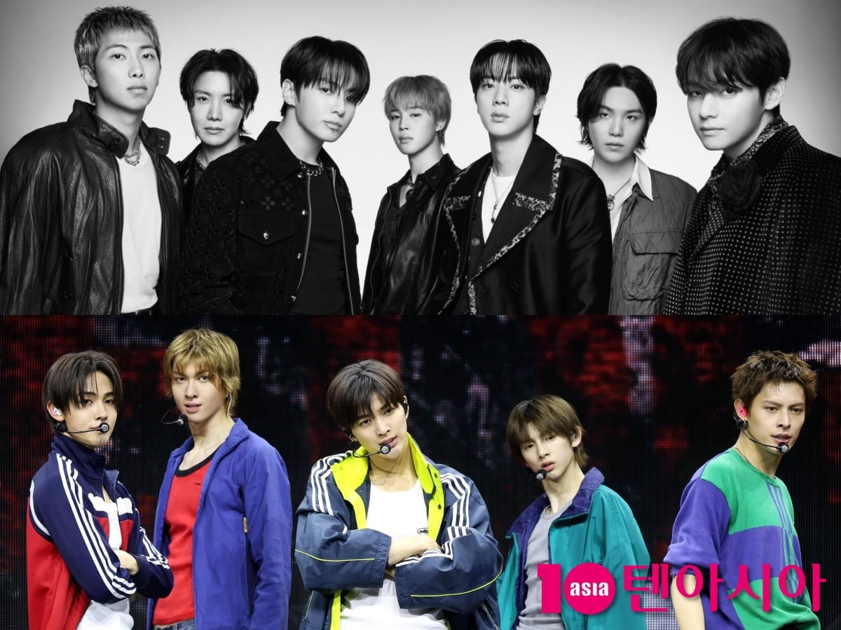 9월 '아티스트탑텐 K-팝 보이 브랜드'에서 그룹 방탄소년단과 코르티스가 맞붙는다. / 사진=빅히트 뮤직, 텐아시아 DB