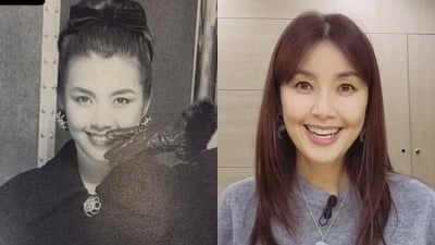 신애라, 30년 전 얼굴이라는데 실화인가…♥차인표도 반한 '母 유전자'