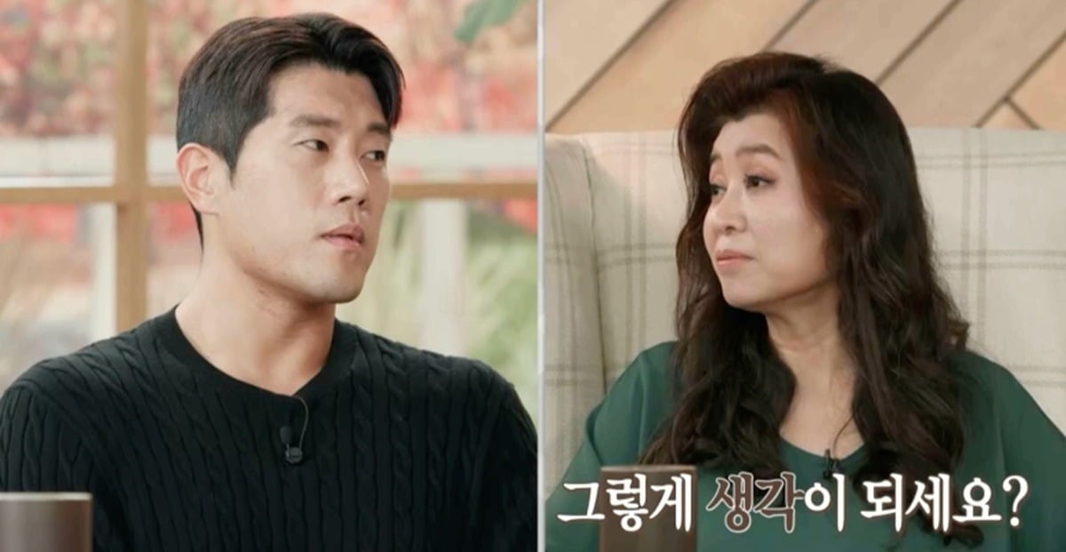 남편이 양아들 포기 선언을 한다./사진제공=MBC