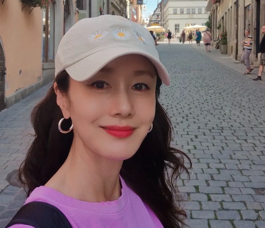 배우 김지수가 독일에서 근황을 전했다. / 사진=김지수 SNS