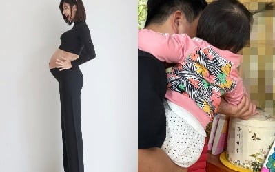 성현주 부부, 둘째 딸 품에 안고 먼저 떠난 子 추모…유골함 향해 뻗은 작은 손
