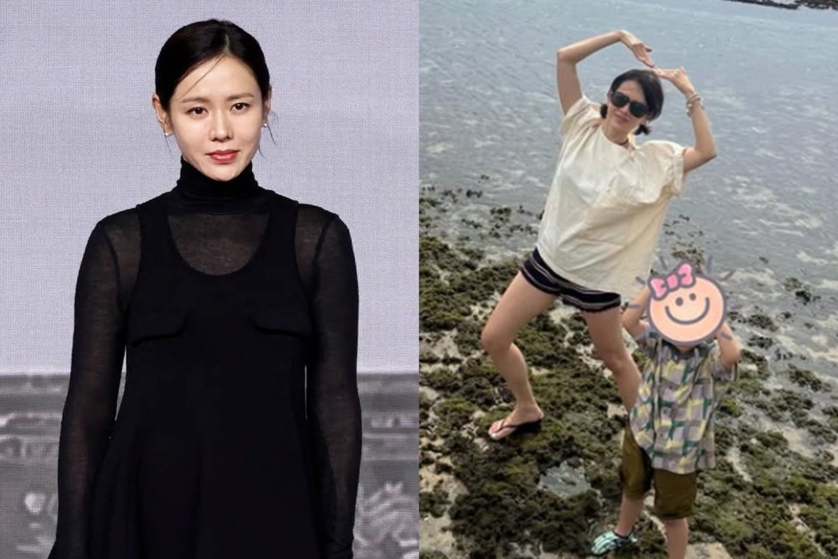 손예진이 아들 훈육법을 언급했다./사진=텐아시아DB, 손예진 SNS