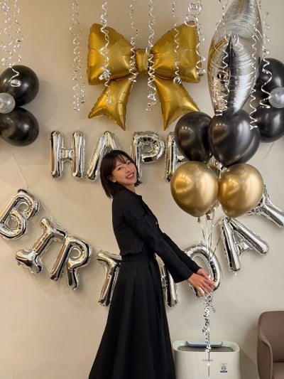 '32세 돌싱' 고원희, 생일 맞아 풍선 앞 환한 미소 근황