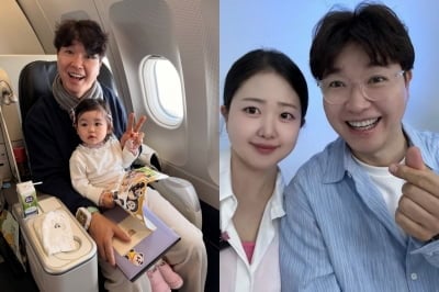 '기내 민폐 사과' 박수홍, 3주만 유튜브 복귀…부부는 숨고, 딸 근황만 ('행복해다홍')