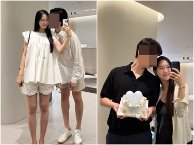 '에이핑크 탈퇴' 홍유경, 임신 후 ♥피부과 의사 남편 얼굴 최초 공개…"가리면 아쉬워해"
