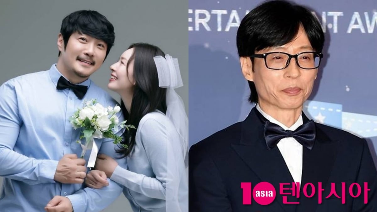 방송인 유재석이 가수 KCM의 결혼식의 사회를 맡는다. / 사진=KCM SNS, 텐아시아 DB