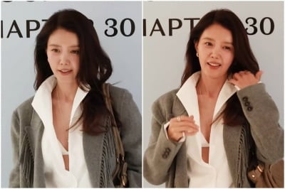 채정안, 단추 어디까지 푼 거야…란제리도 빼꼼