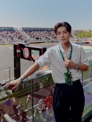 엔하이픈 제이, F1 향한 남다른 애정…마드리드 그랑프리 직관