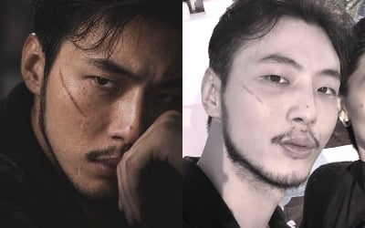 '학폭 논란' 지수 맞아?…큰 흉터·수염에 몰라보게 달라진 근황
