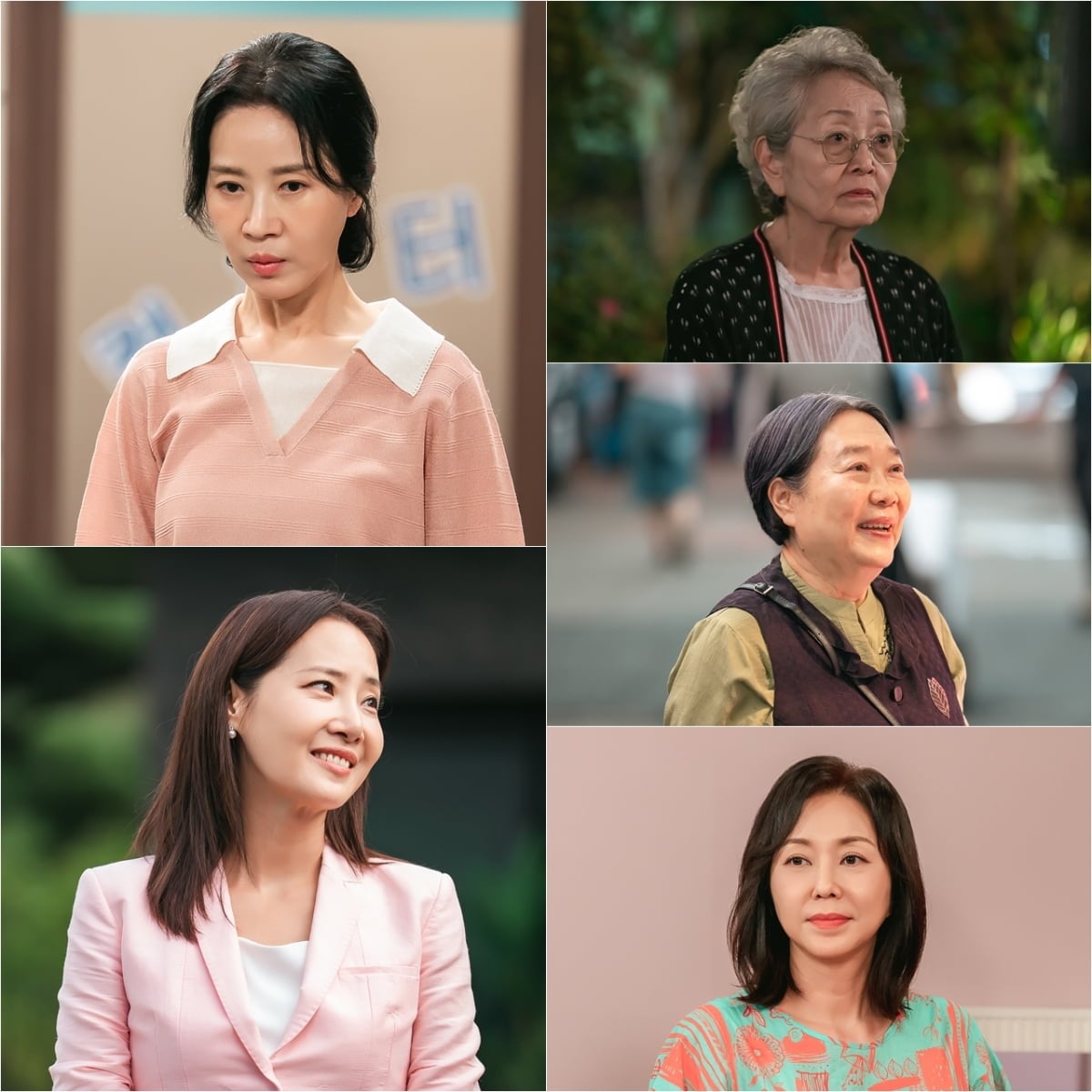 김희정, 강경헌, 김영옥, 양희경, 조미령이 서로 다른 사연을 가진 엄마로 만난다. / 사진 제공: KBS 1TV 새 일일드라마 
