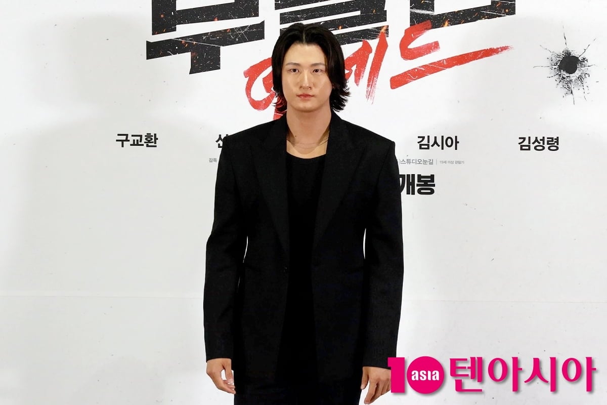 16일 서울 송파구 롯데시네마 월드타워에서 영화 '부활남: 더 레드' 언론시사회가 열렸다. 현장에는 배우 구교환, 신승호, 강기영, 김시아와 백종열 감독이 참석했다. / 사진=윤지인 기자