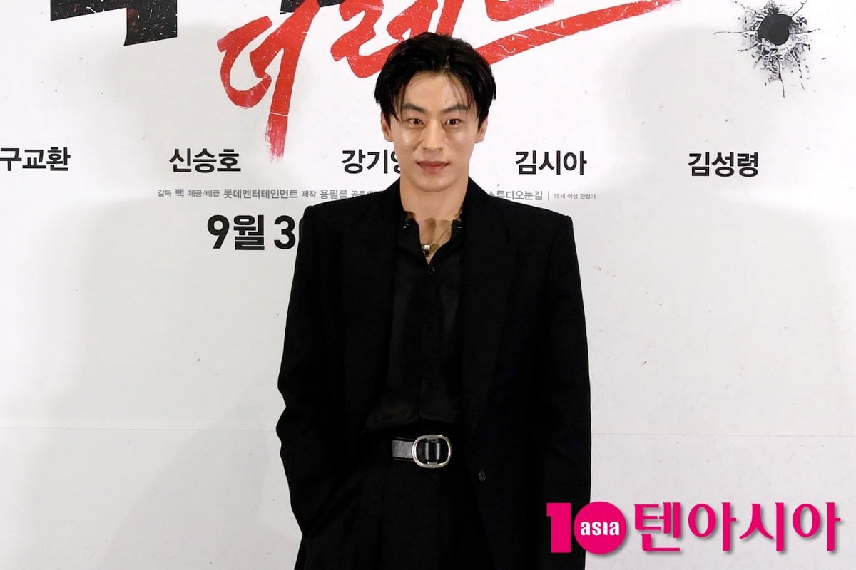 16일 서울 송파구 롯데시네마 월드타워에서 영화 '부활남: 더 레드' 언론시사회가 열렸다. 현장에는 배우 구교환, 신승호, 강기영, 김시아와 백종열 감독이 참석했다. / 사진=윤지인 기자