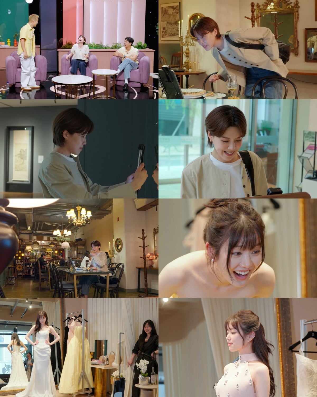 17일 오후 9시 방송되는 SBS '나의 AI 파트너-기이안 연애' 5회에서는 새로운 AI 파트너를 만난 장도연과 AI 파트너를 데리고 드레스숍을 찾은 이유비의 모습이 공개된다. / 사진=SBS