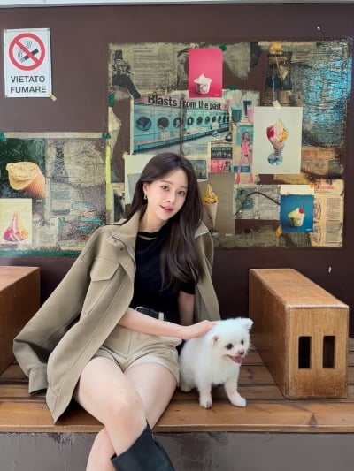'♥한의사' 아옳이, 남친은 어디 가고…강아지와 함께 한 데이트 공개
