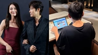 이병헌♥이민정, 아들 일상 공개…얼마나 성장했길래 母 "이제 성인 남자"