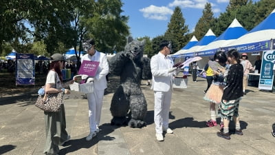 최애 응원 깃발 만들고 경품까지…무대 밖도 뜨거운 'ATA 페스티벌', 씨엔블루·앤팀은 깜짝 선물
