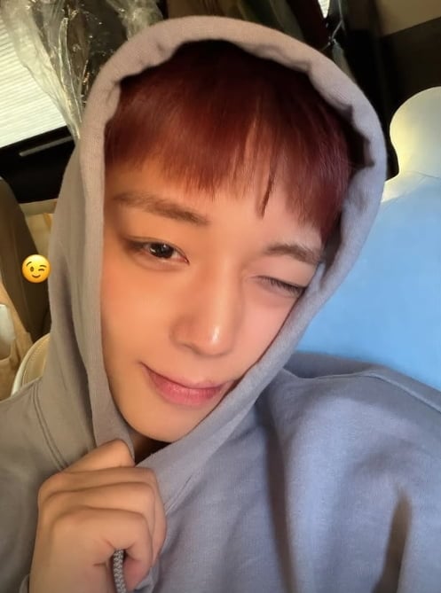 '천만배우' 박지훈, 후드 뒤집어쓰고 초밀착…깜찍한 윙크까지 팬들 '심쿵'